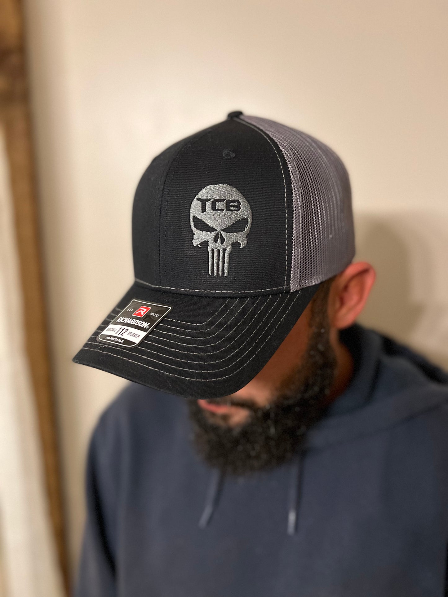 PUNISHER HAT (BLACK/GRAY)